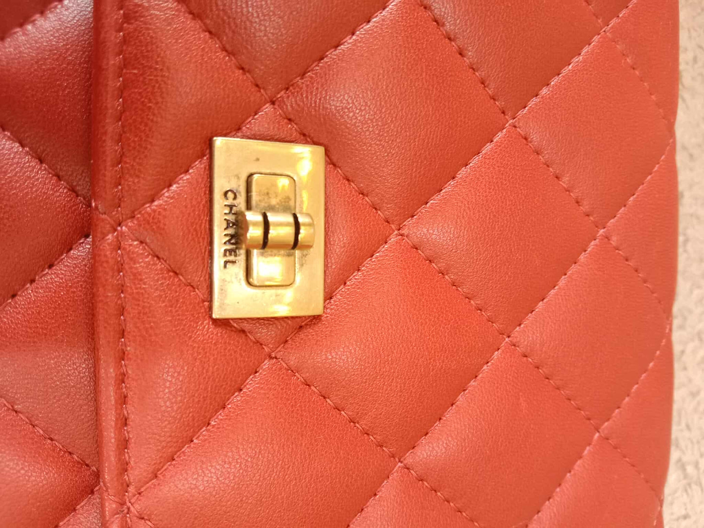 Chanel Wallet on Chain Lambskin Red Series 13