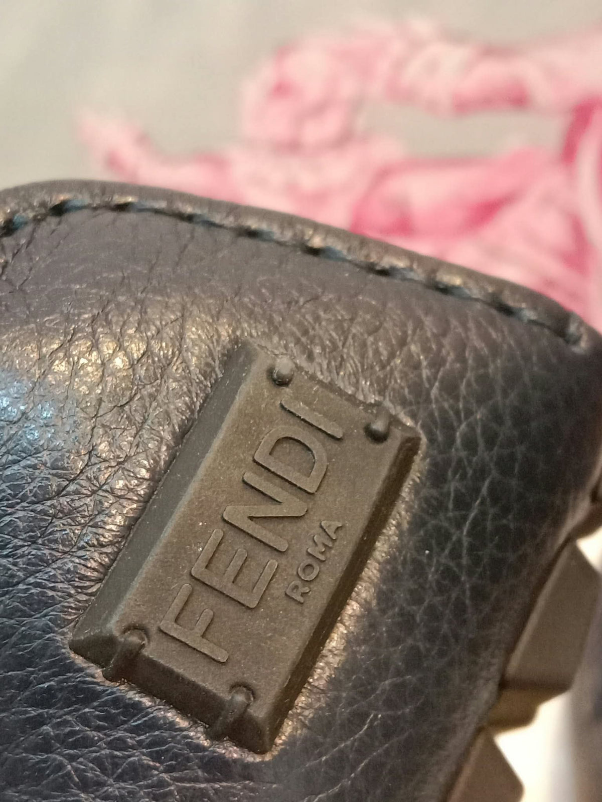 Fendi O'Clock Driving Loafers Black Size 9