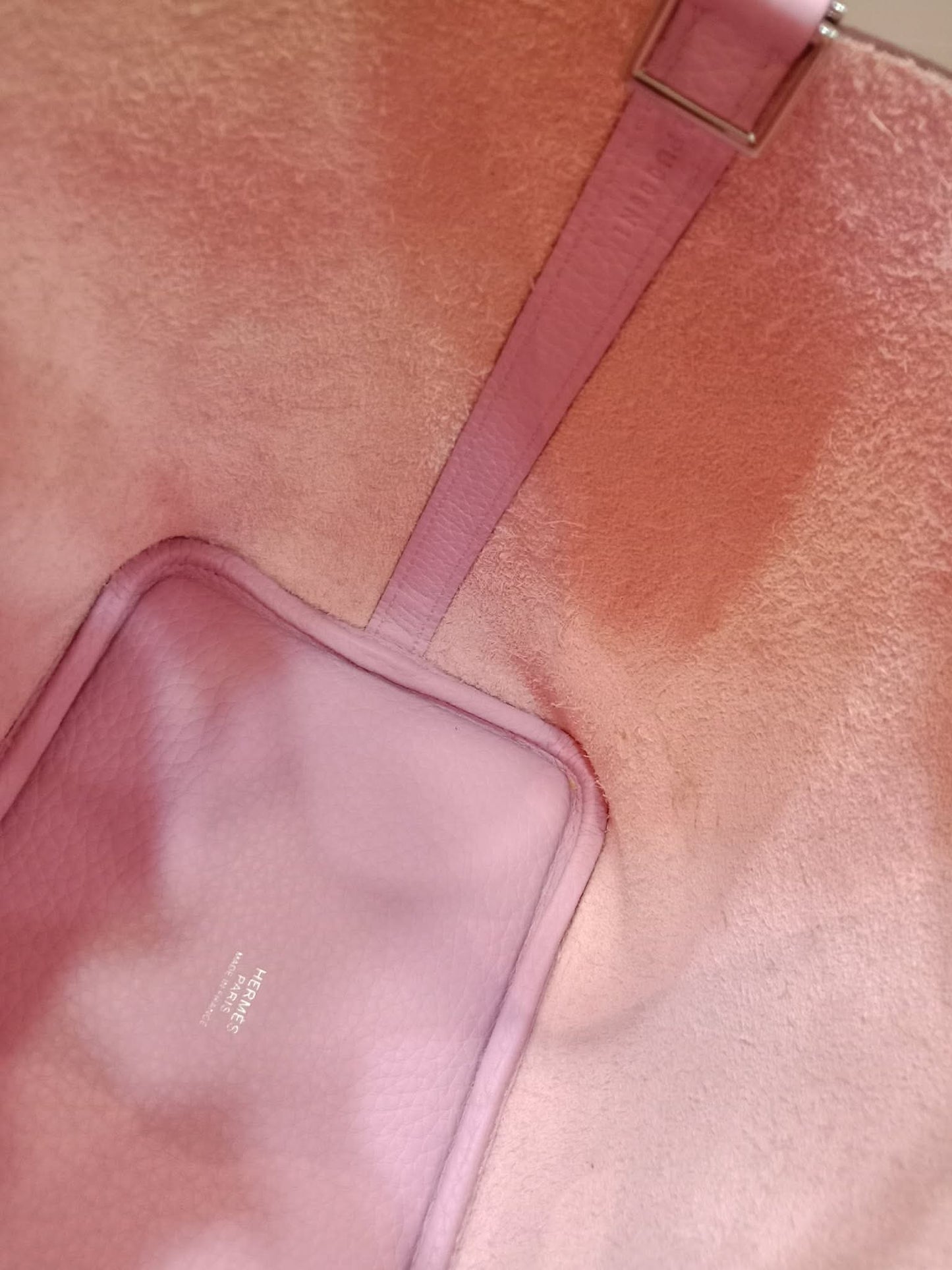 Hermes Picotin Lock 18 Rose Sakura Clemence Stamp Z 2021