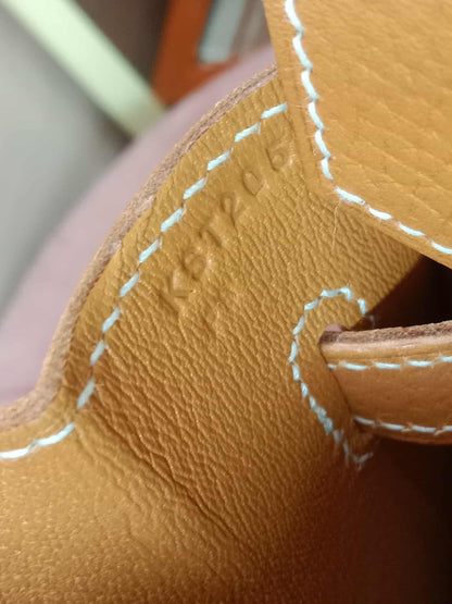 Hermes Birkin 30 Sellier Vache Naturelle Sable Grainee Stamp K 2025