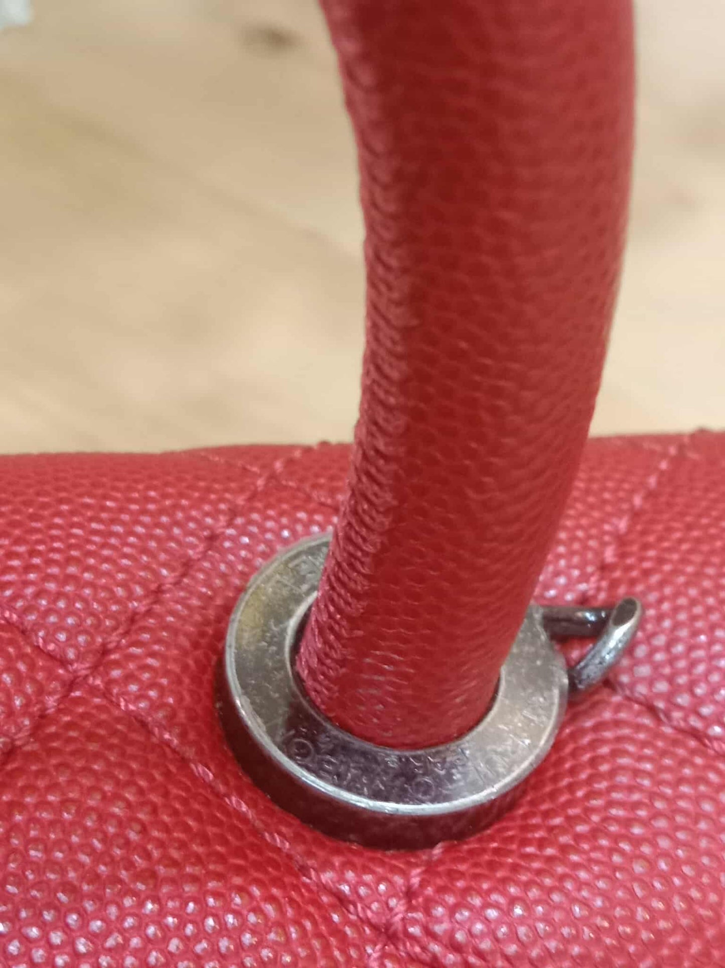 Chanel Cocohandle Caviar Red Small Series 23