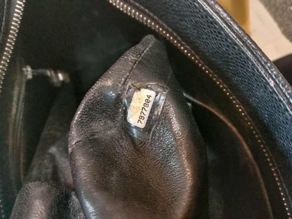 Chanel Medallion Black Caviar Series 7