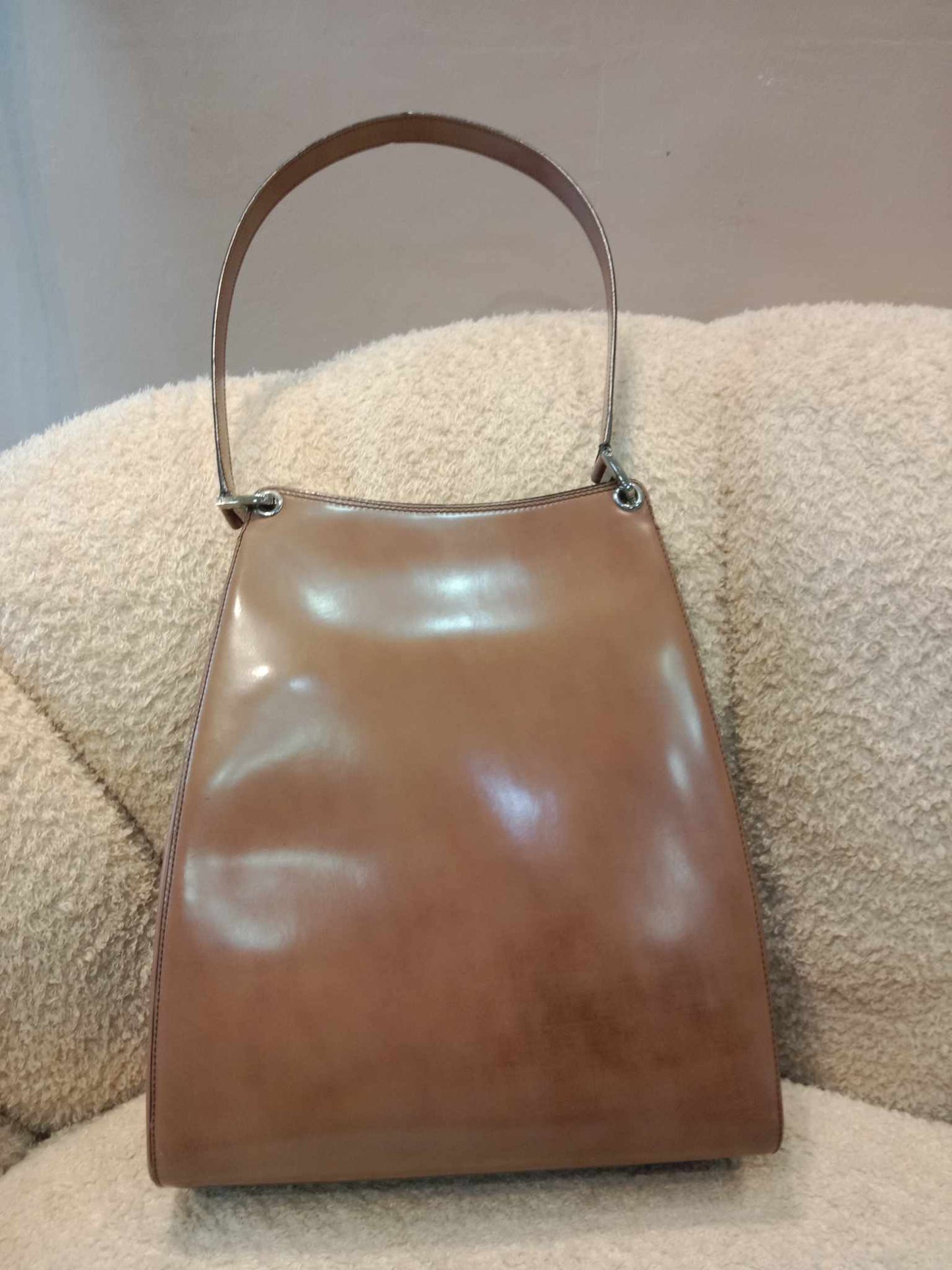 Bally Vintage Brown Shoulder Bag