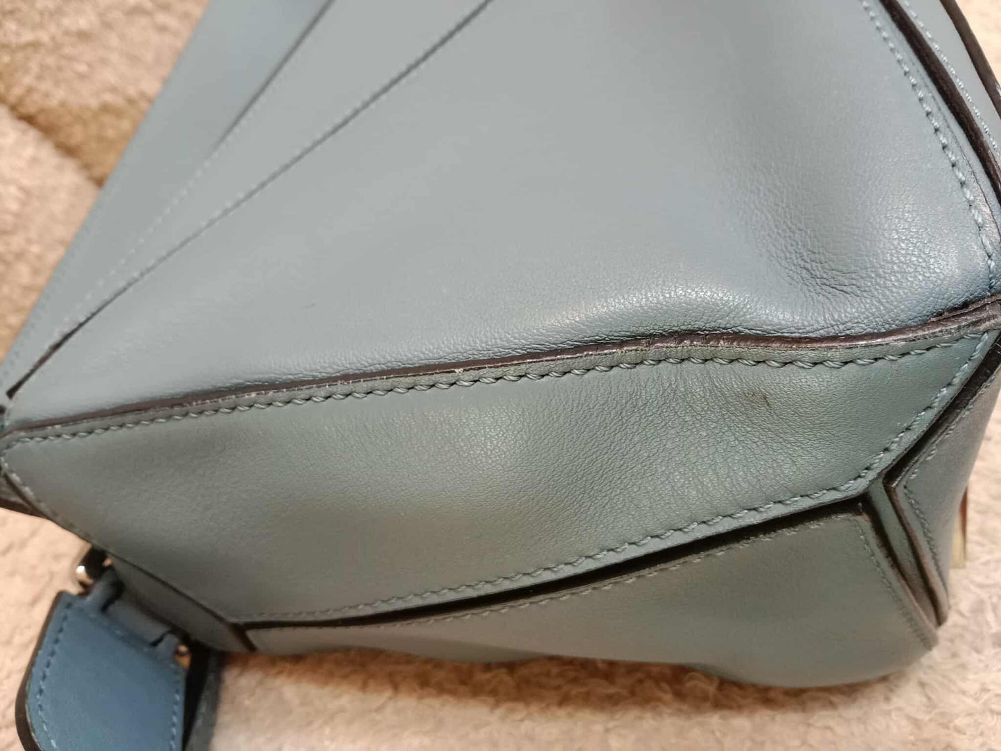 Loewe Puzzle Bag Small Blue