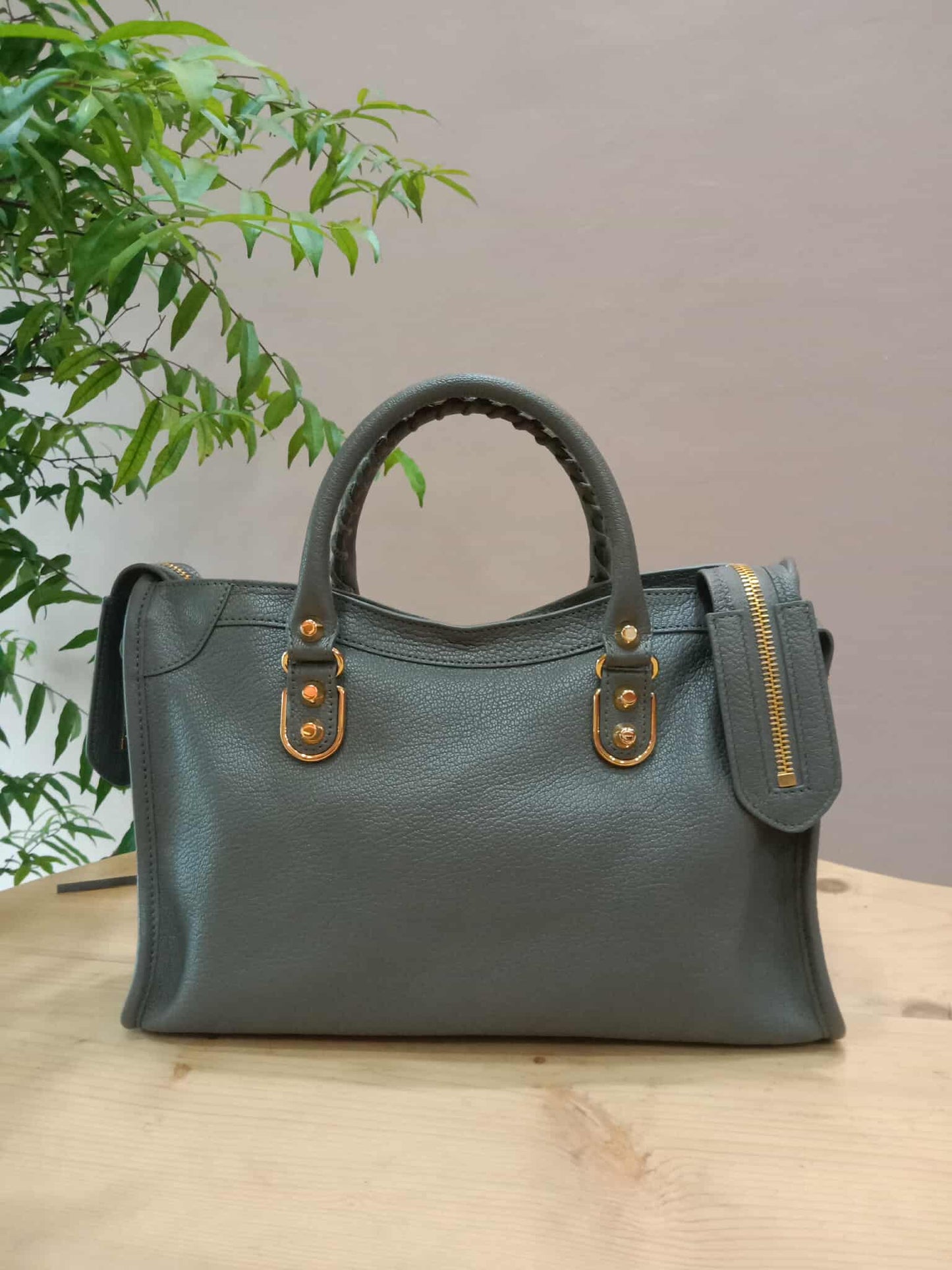 Balenciaga City Bag Gris Acier