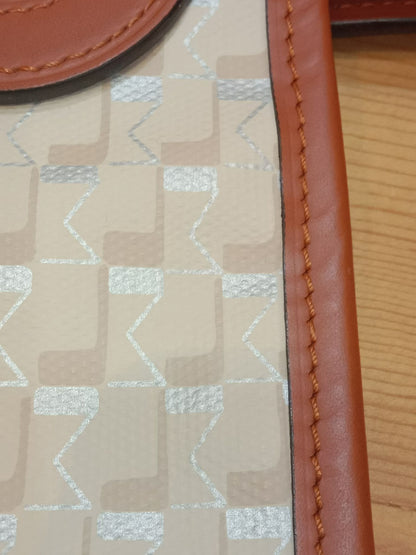 Moynat Paris Oh! Tote Ruban Monogram Canvas Beige