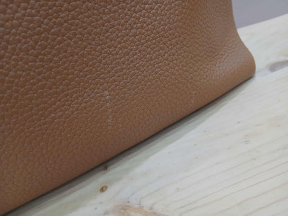 Hermes Double Sens 36 Gold/Poppy Orange Clemence Stamp R Square 2014