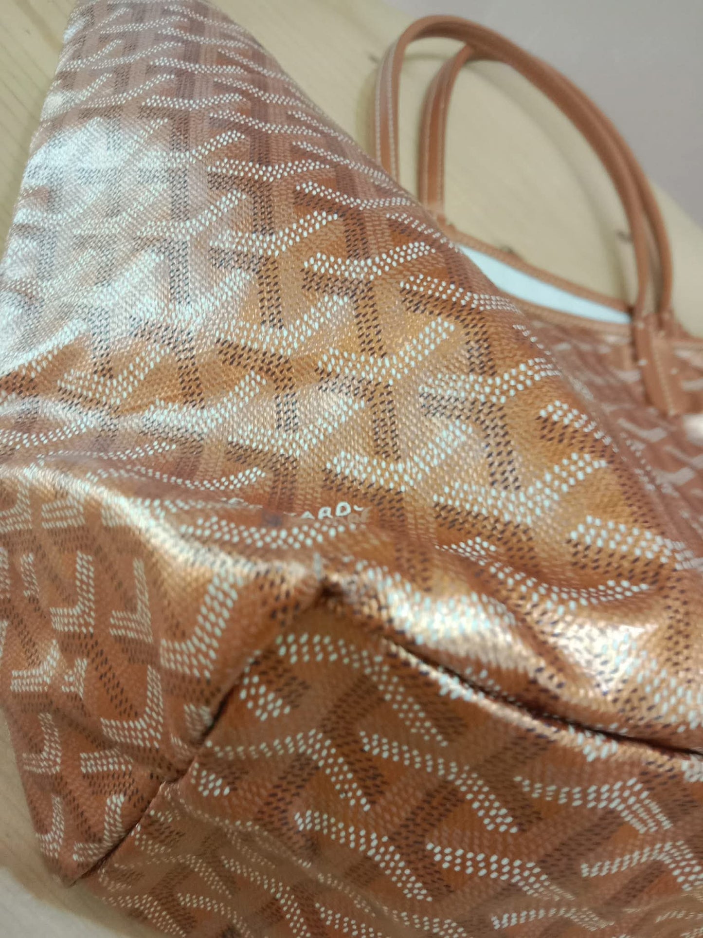 Goyard Saint Louis Limited Edition Rose Gold Tote Bag PM