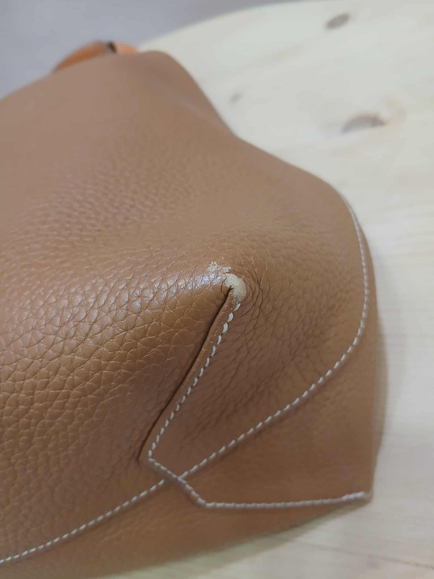 Hermes Double Sens 36 Gold/Poppy Orange Clemence Stamp R Square 2014