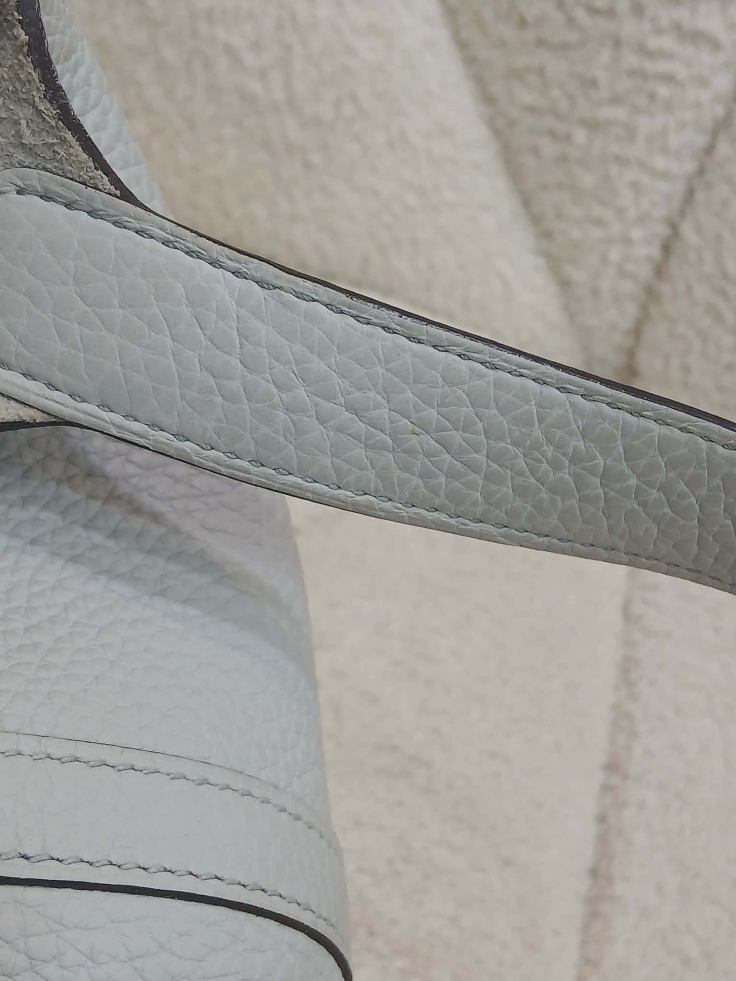 Hermes Picotin 18 Bleu Glacier Clemence Stamp Z 2021