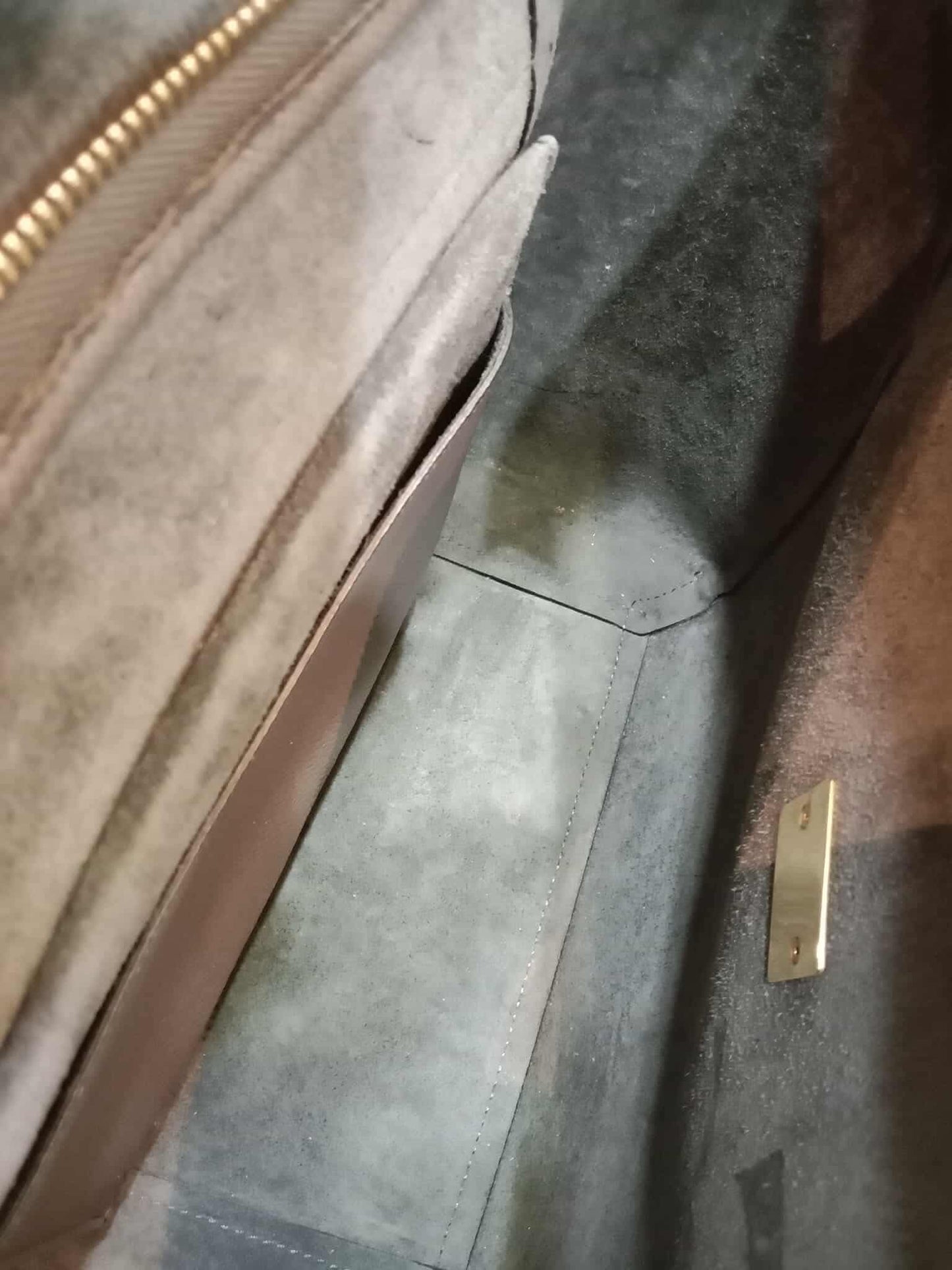 Celine Mini Belt Bag Grey in Grained Calfskin GHW