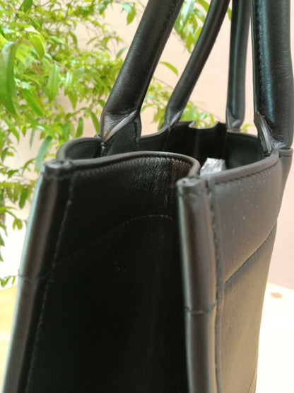 Christian Dior Book Tote Calfskin Medium Black PM