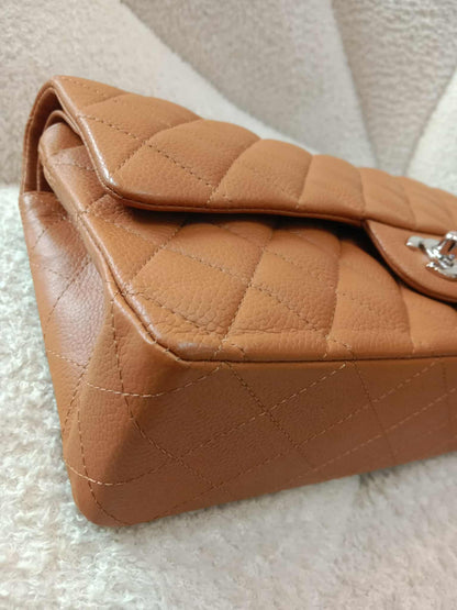 Chanel Classic Double Flap Medium Caramel Caviar Series 14