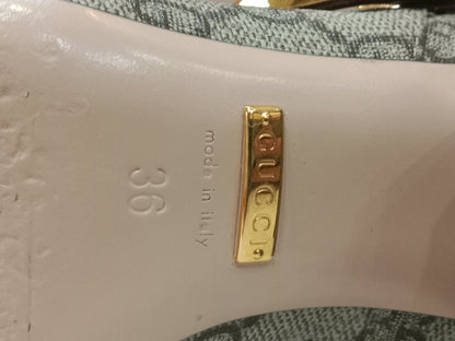 Gucci Blondie GG Supreme ankle Boots GG Medallion Size 26