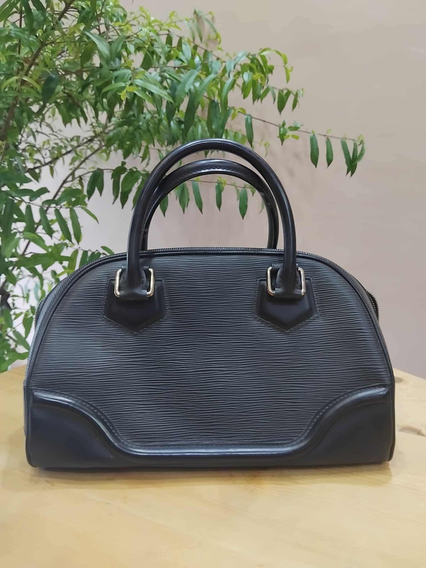 Louis Vuitton Bowling Montaige Epi Black PM