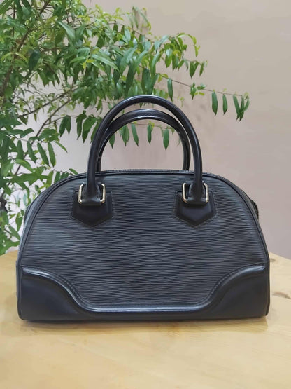 Louis Vuitton Bowling Montaige Epi Black PM