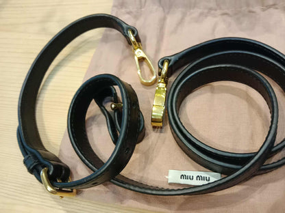 Miu Miu Arcadie Regular Black Bag