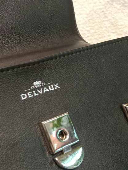 Delvaux Tempete Handbag Black MM