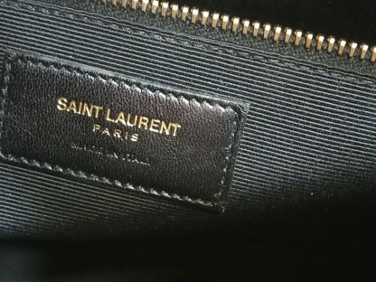 Saint Laurent Sac De Jour Taupe Grained Leather
