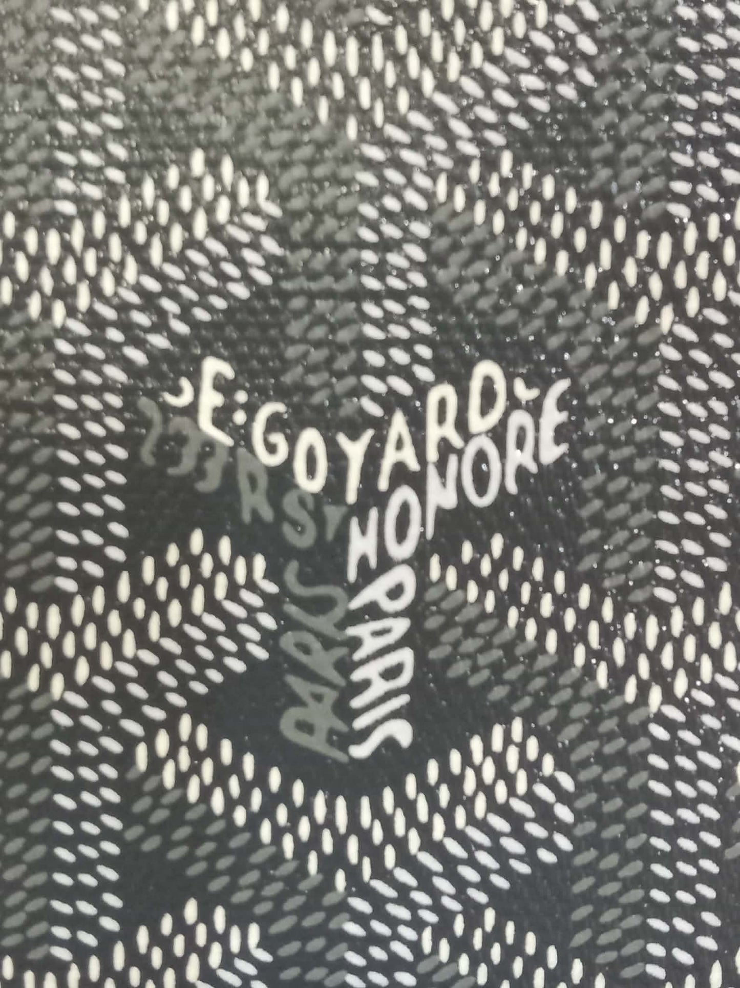 Goyard Saigon Tote Bag Goyardine Canvas with Structured Leather Trim Gris MM