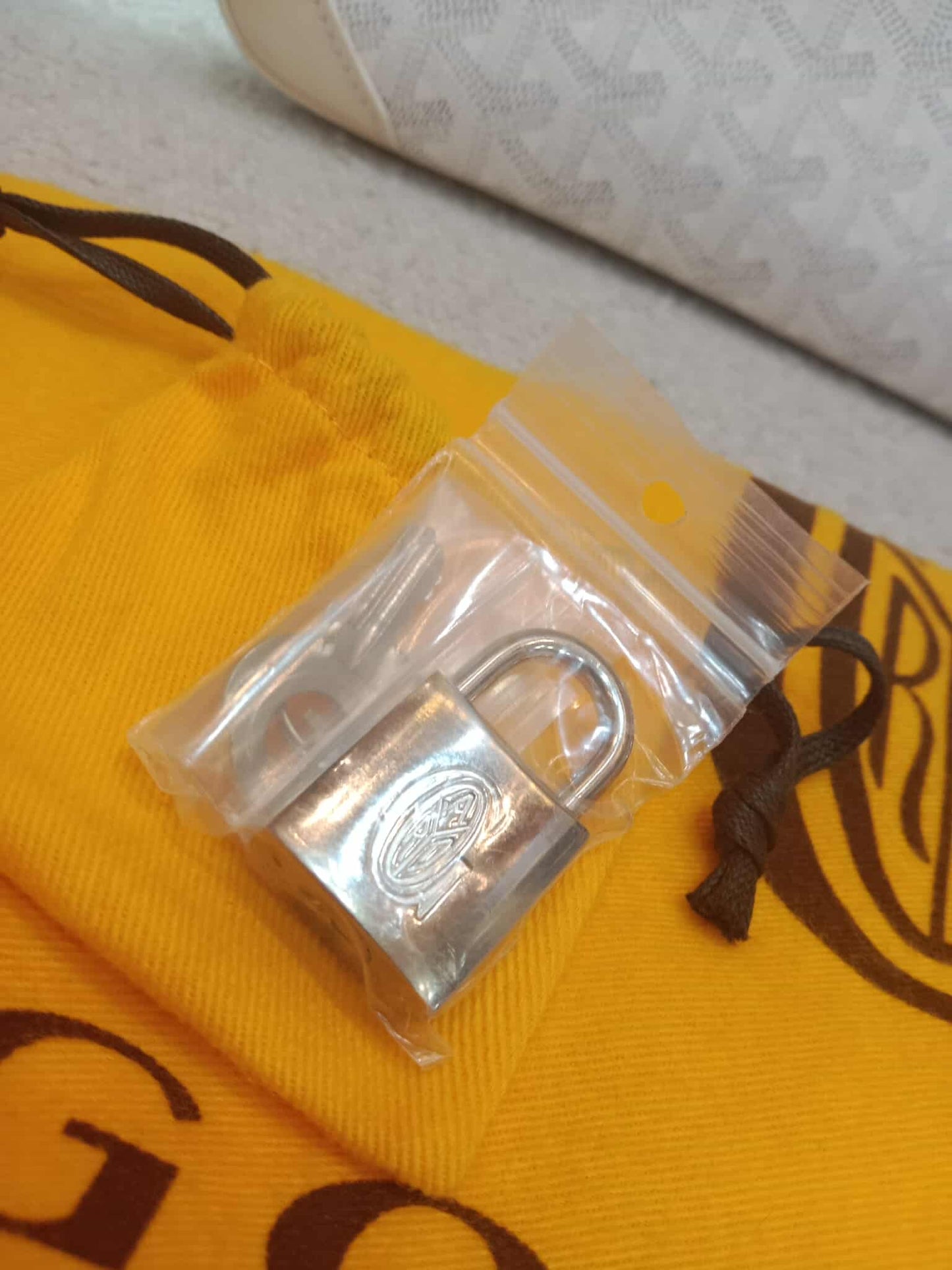 Goyard Saint Jeanne Bowler Bag White