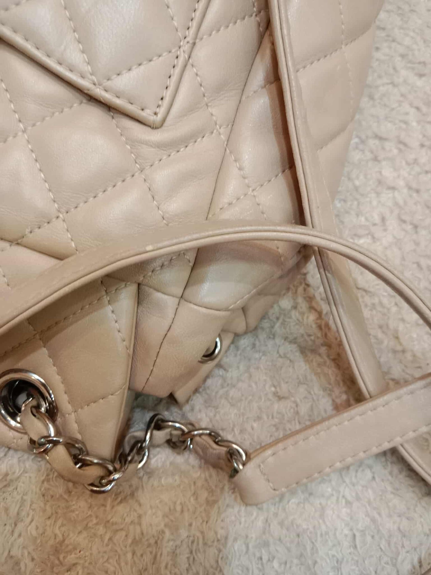 Chanel Urban Spirit Backpack Beige Series 22