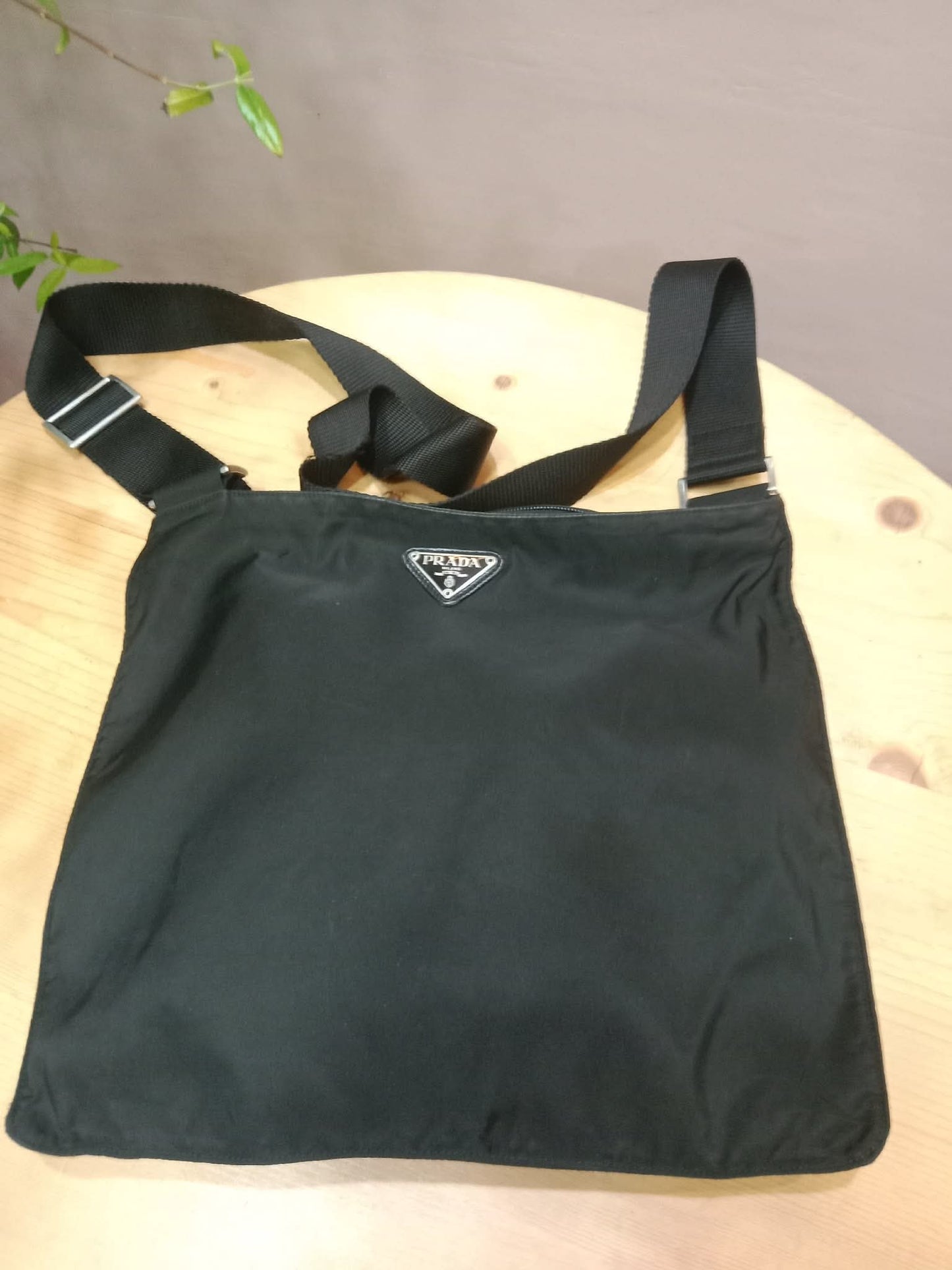 Prada Nylon Slingbag Black
