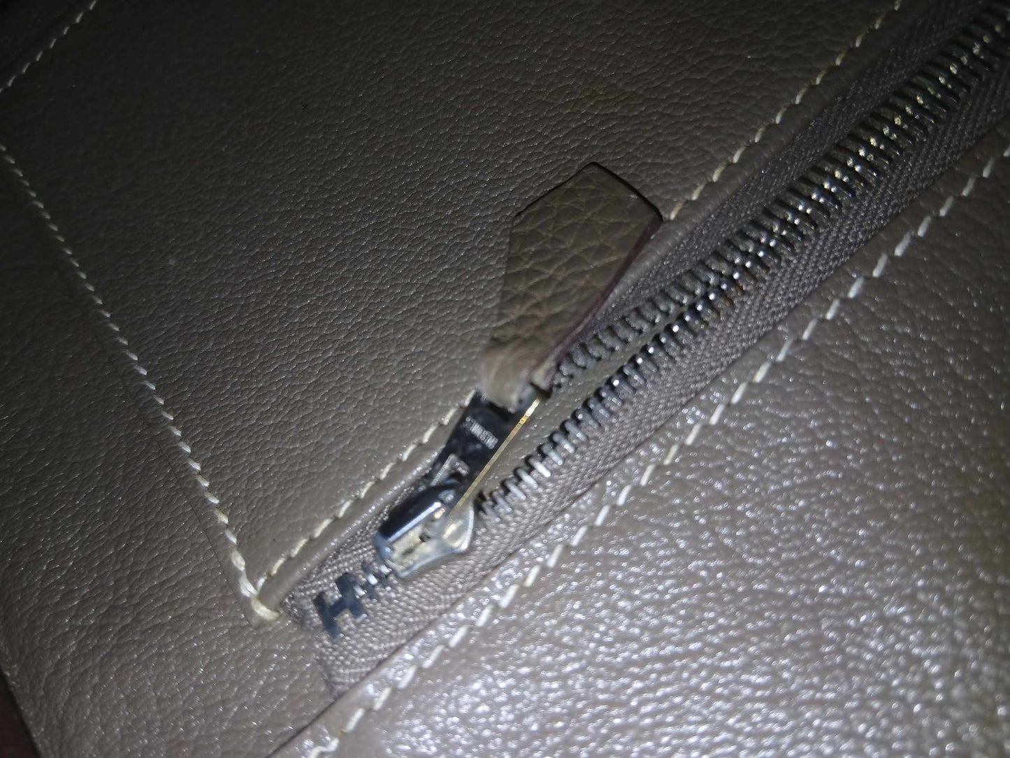 Hermes Birkin 25 Etoupe Clemence Stamp A 2017
