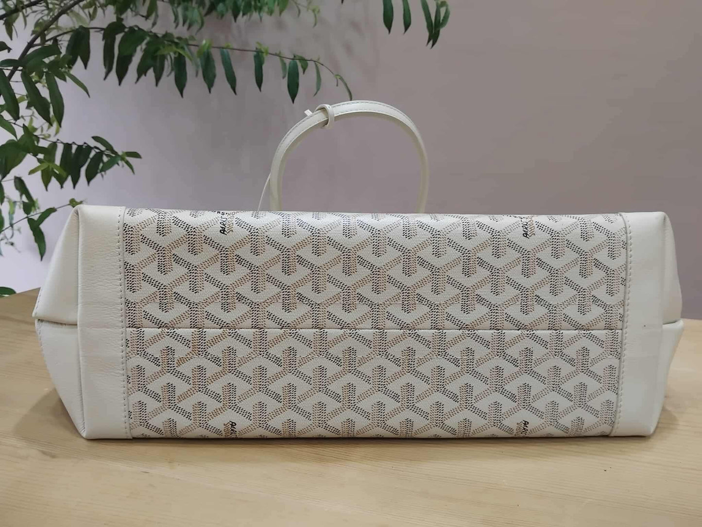 Goyard Bellechasse Biaude White PM