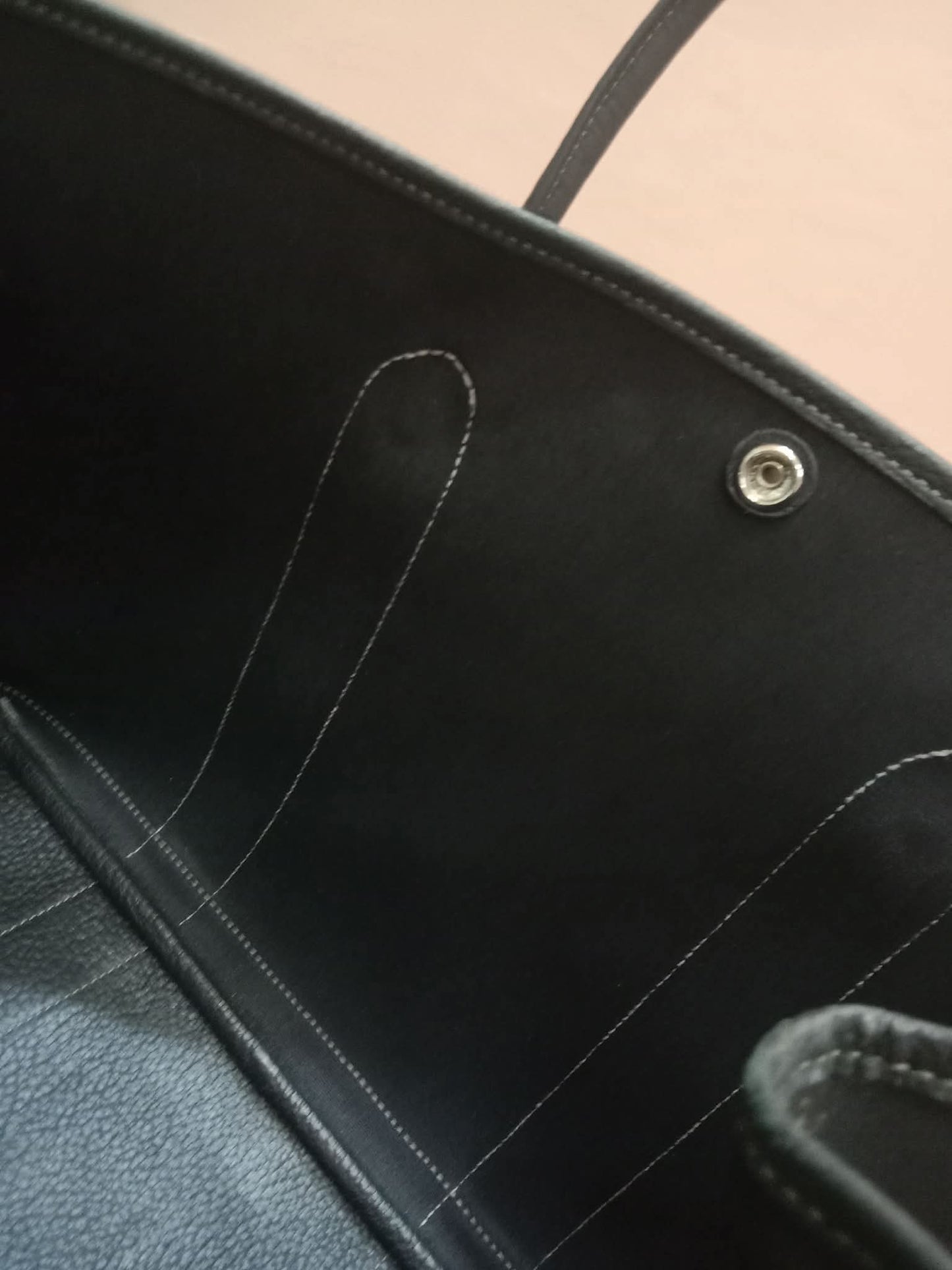 Hermes GPT 36 Canvas/Leather Black