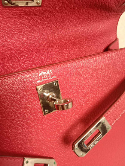 Hermes Kelly 25 Chevre de Coromandel Stamp F Square 2002