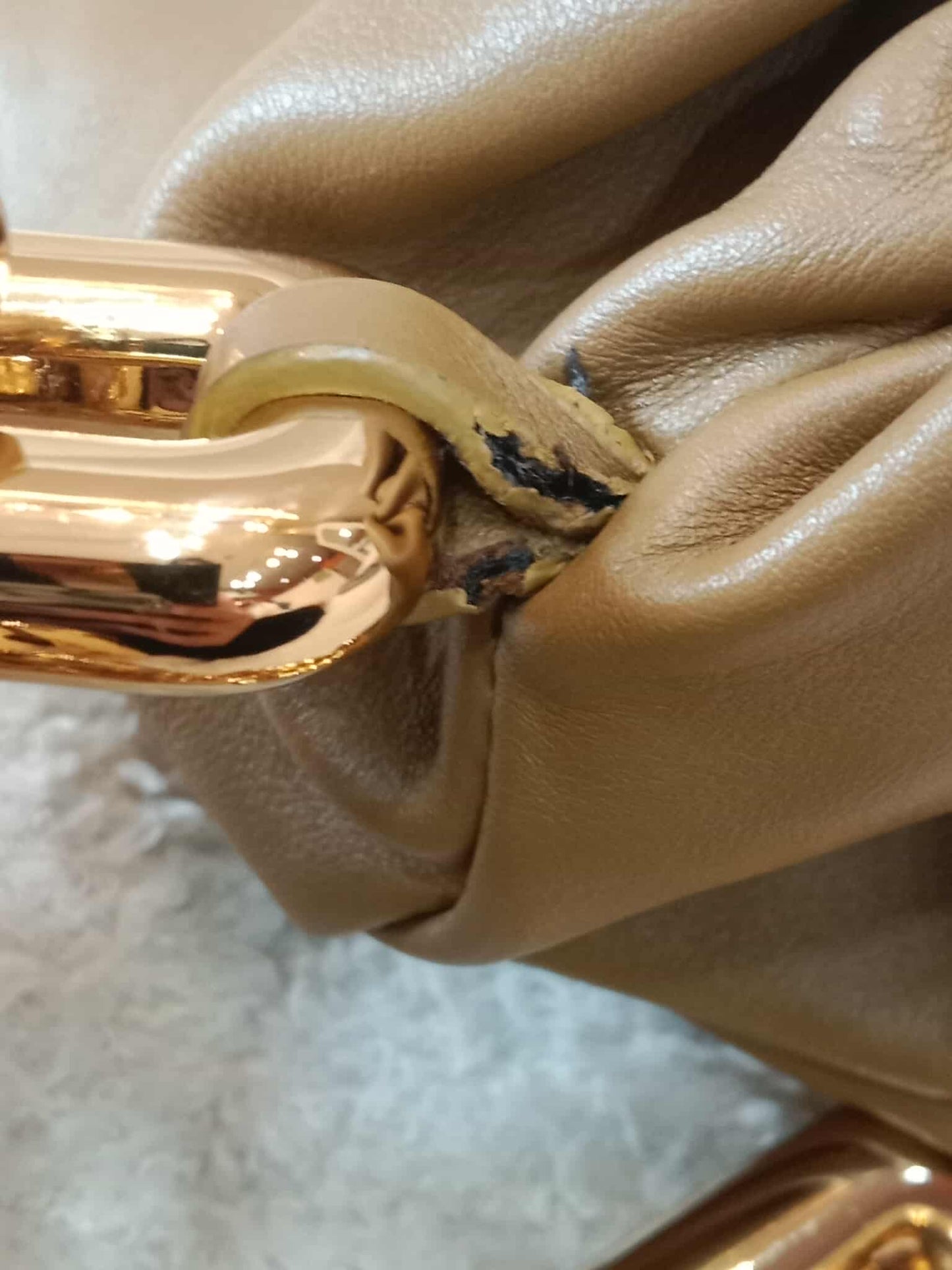 Bottega Veneta Chain Pouch Brown