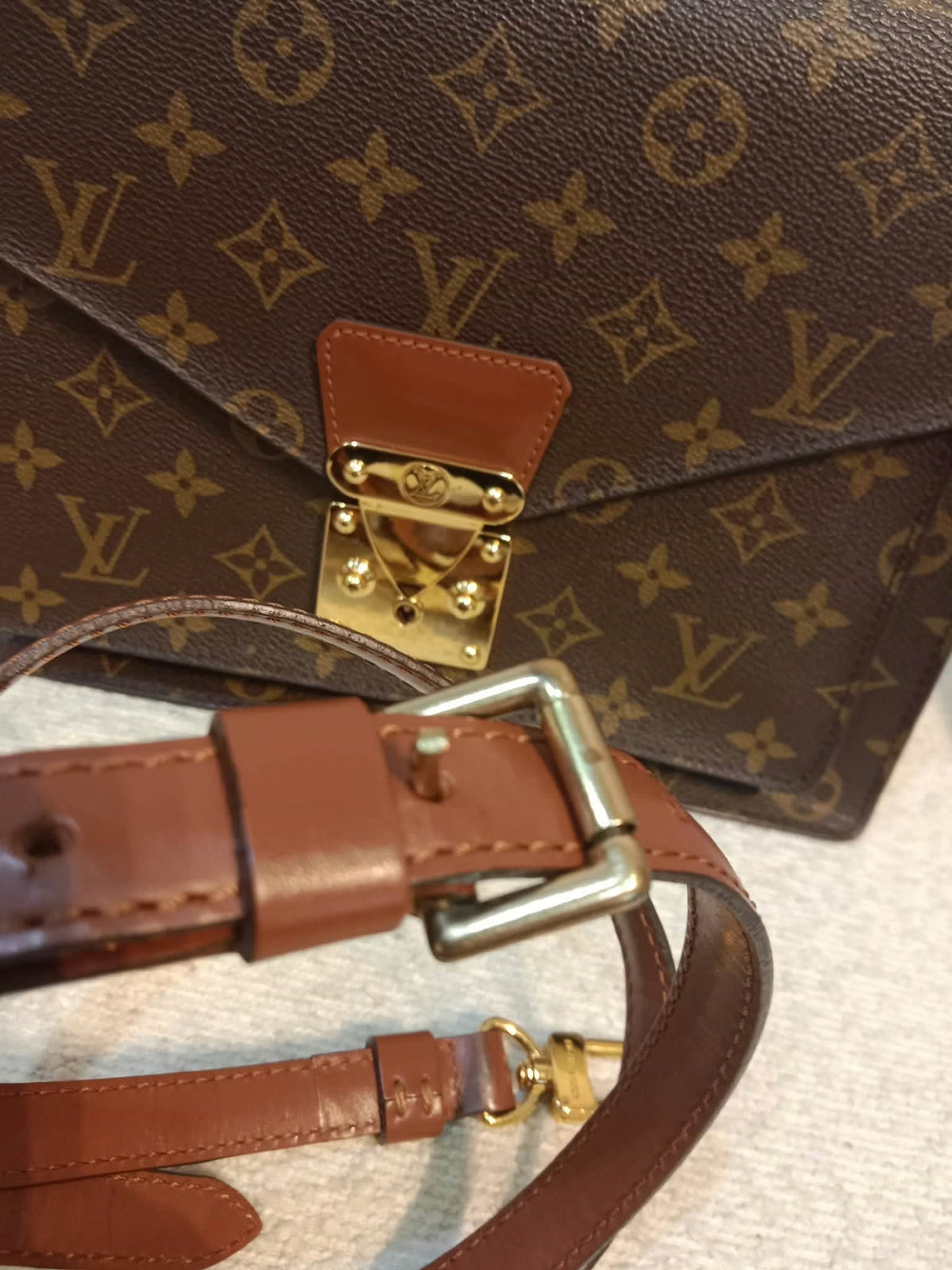 Louis Vuitton Monceau Shoulder Bag