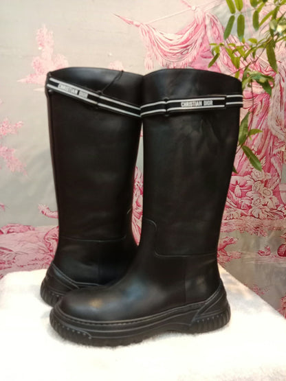 Dior Women's D-Racer Boots Black Size 37