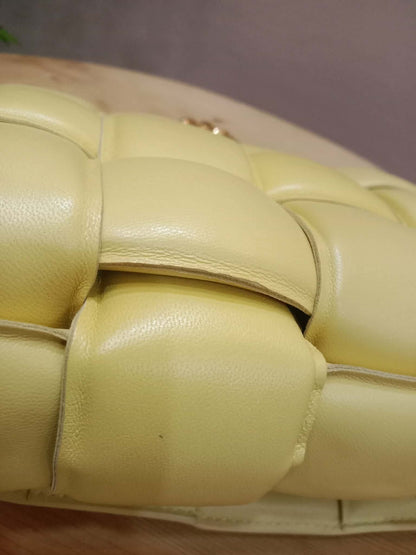 Bottega Veneta Chain Cassette Shoulder Bag Yellow