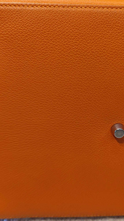 Hermes Toolbox 26 Poppy Orange Evercolor/Swift Stamp T 2015