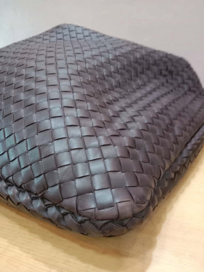 Bottega Veneta Intrecciato Espresso Woven Nappa Leather Maxi Bag