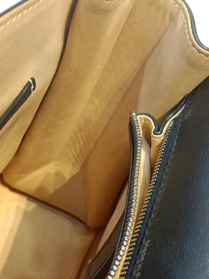 Delvaux Tempete Handbag Black MM