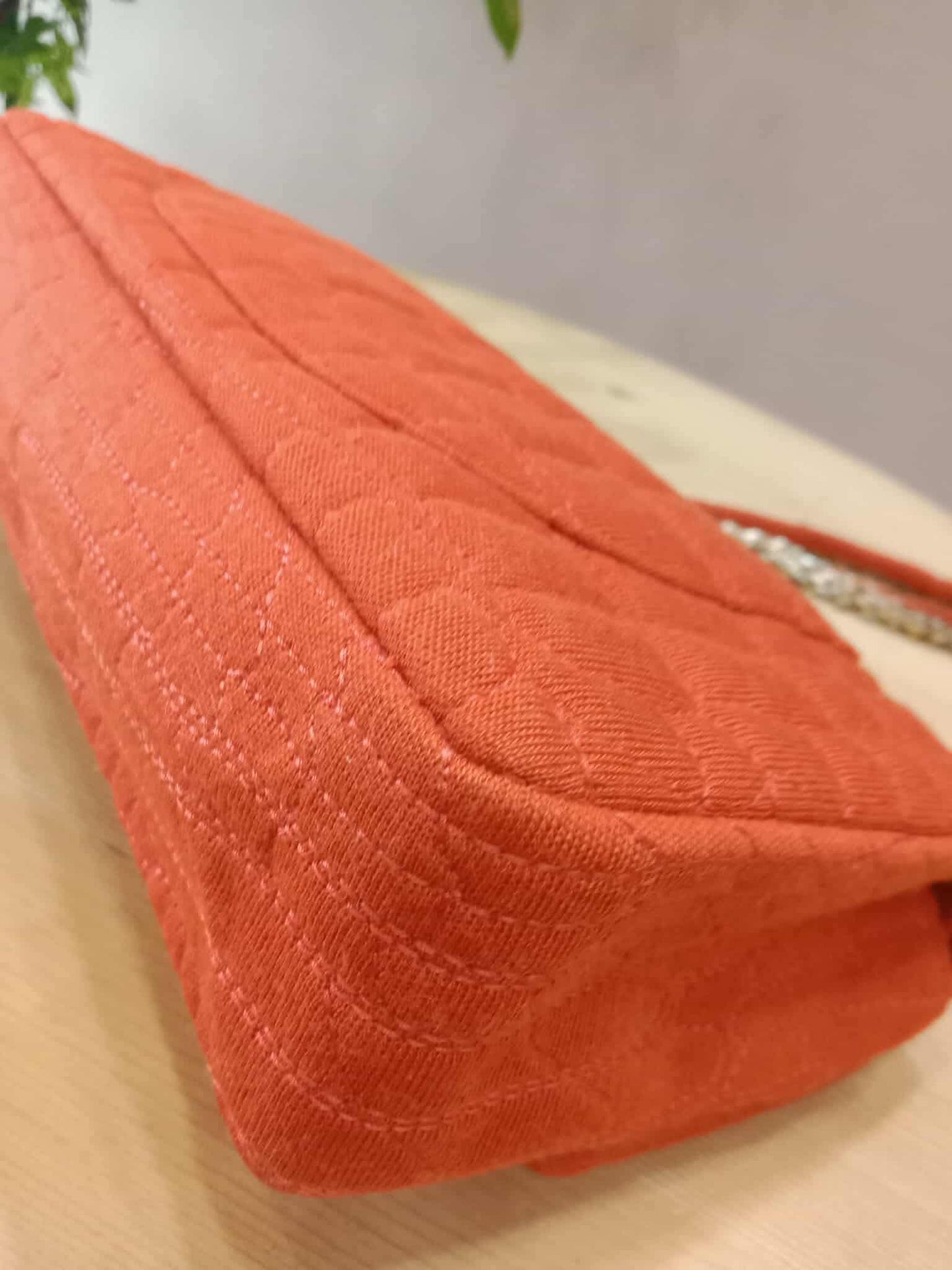 Chanel 2.55 Reissue Double Flap in Coral Jersey Fabric Series 11