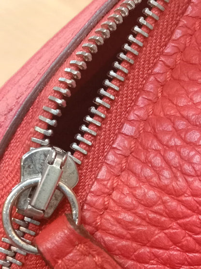 Hermes Lindy 26 Clemence Coral Red Stamp X 2016