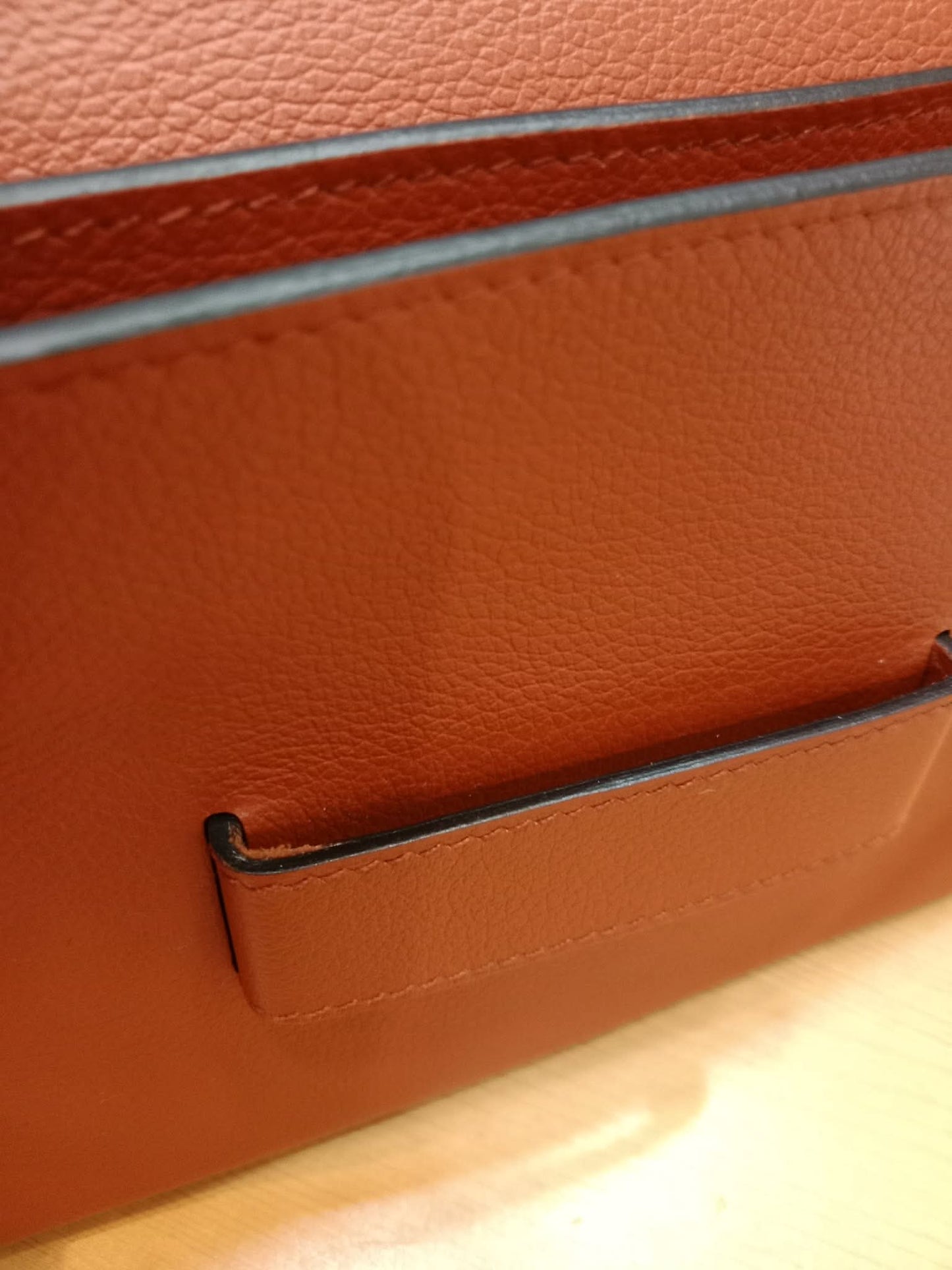 Hermes H Passant Clutch Bicolor Stamp Z 2021