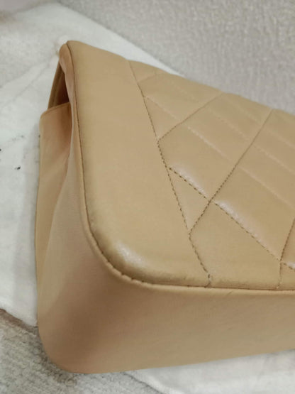 Chanel Diana Beige Lambskin Series 2