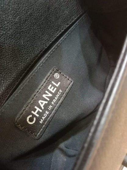 Chanel Le Boy Bag Black Caviar Small Series 23