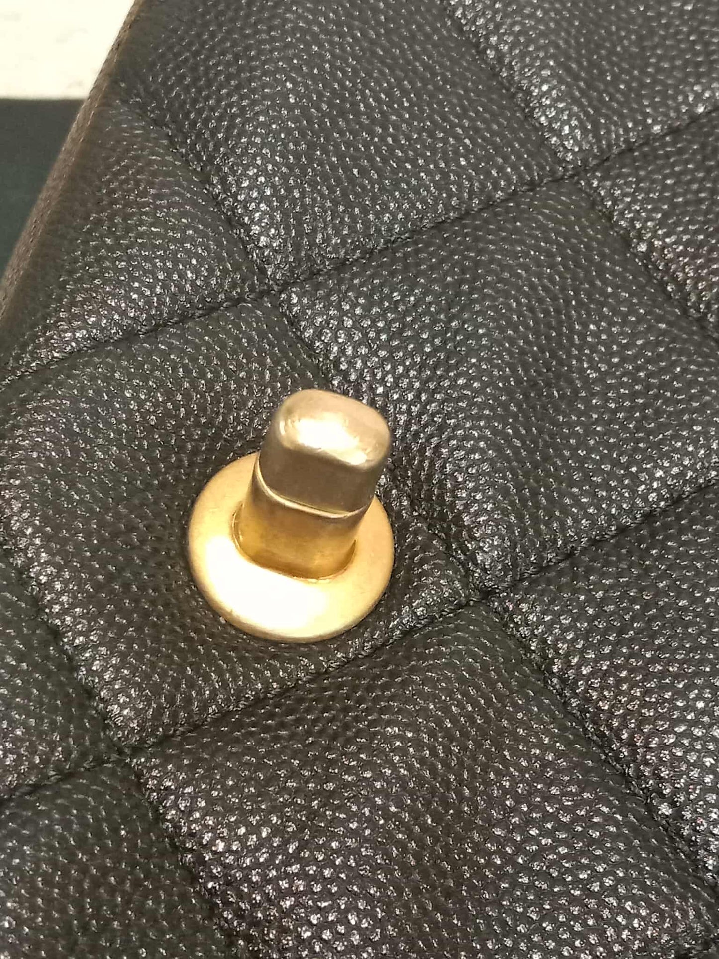 Chanel Seasonal Flap Caviar Black Microchipped