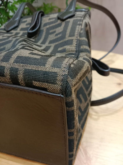Fendi Origami Mini Bag Brown
