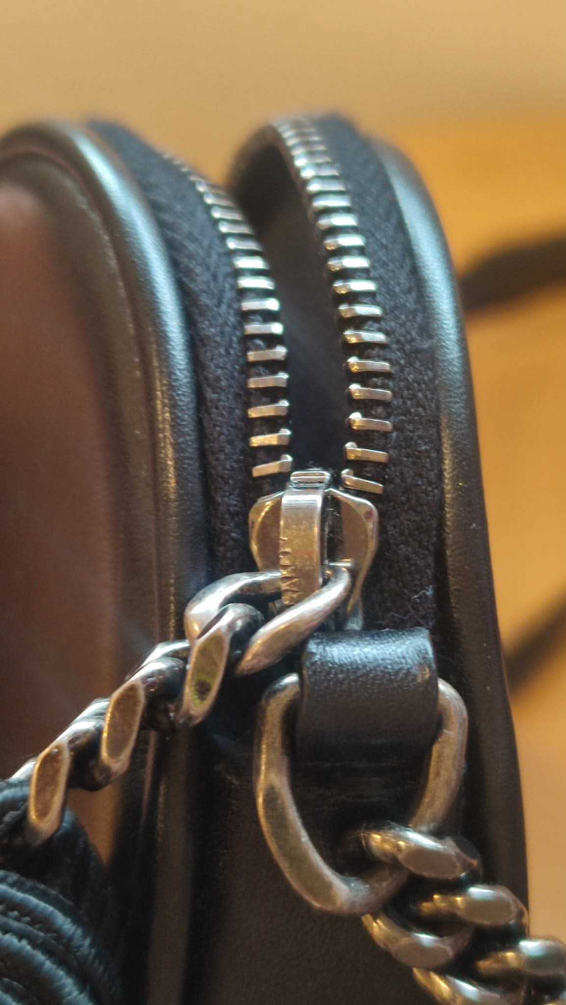 YSL Heart Black Slingbag