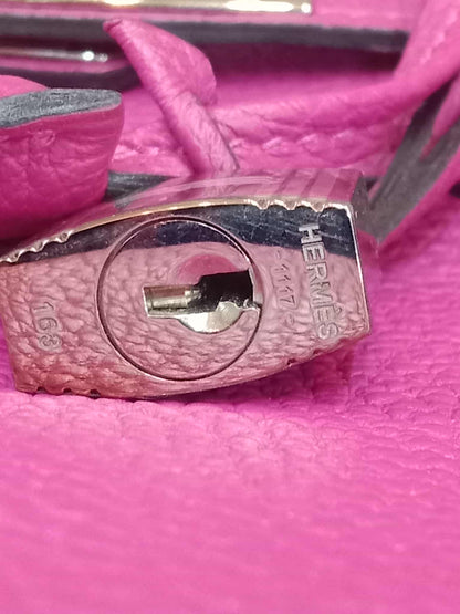 Hermes Birkin 30 Pink Fanta Togo Stamp A 2017