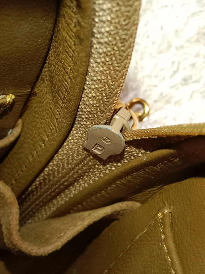 Chanel Vintage Suede Moon Bag Series 1