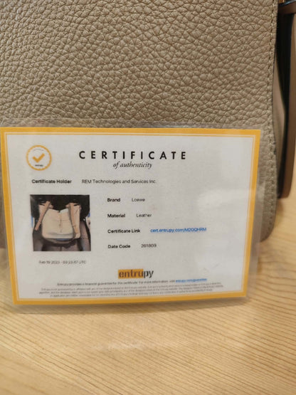 Loewe Hammock Bicolor Taupe/Brown Small Bag