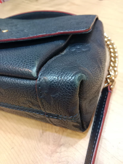 Louis Vuitton Marine/Rouge Monogram Empreinte Leather Blanche BB Bag